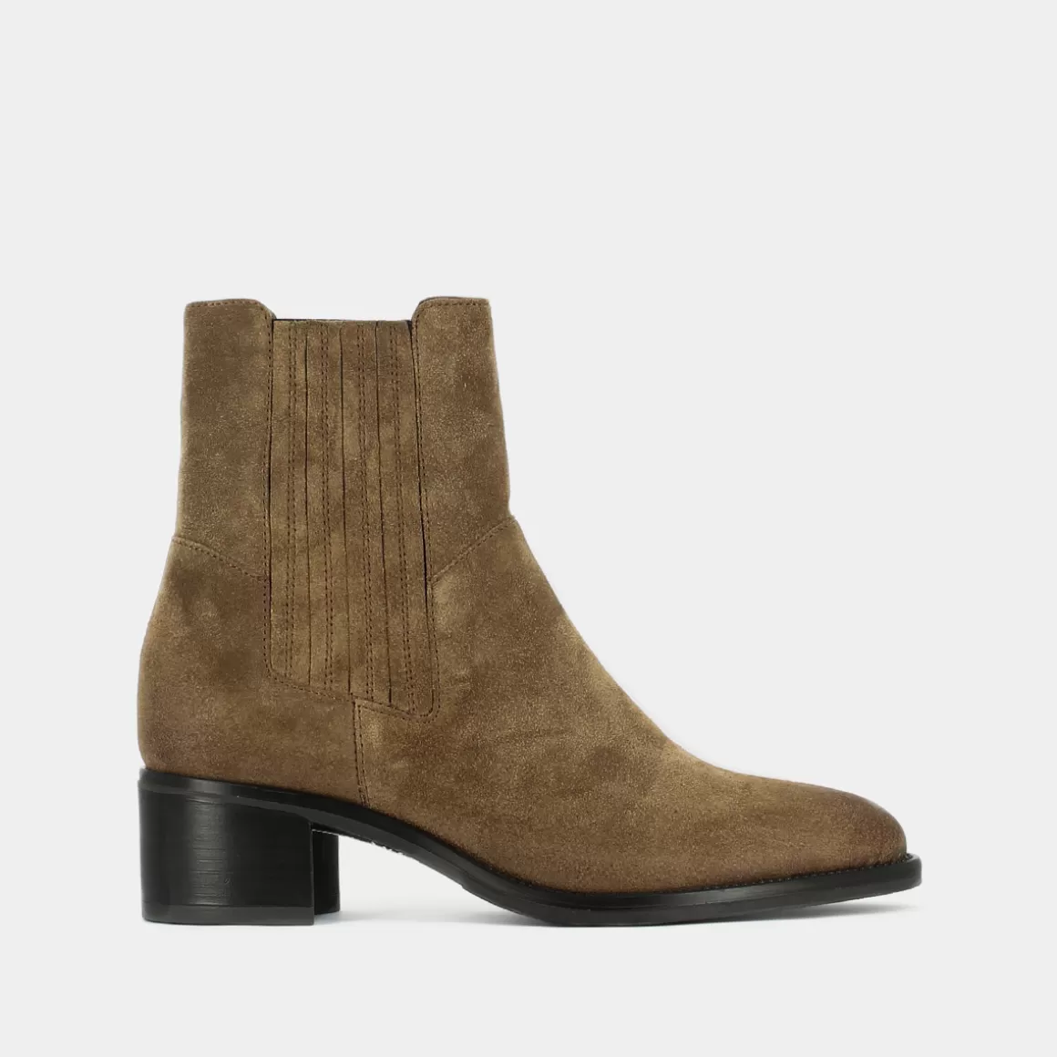 Boots with elastic band and square heel<Jonak Cheap