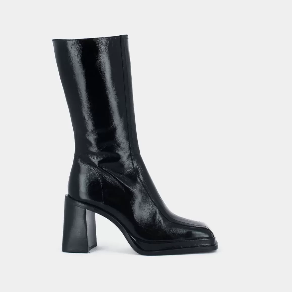 Boots with heel, platform and square toe<Jonak Cheap