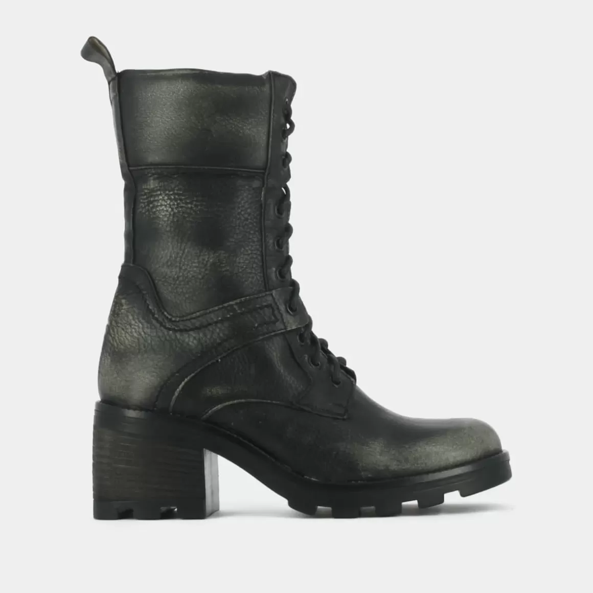 Boots with laces, thick heels and notched soles<Jonak Best Sale