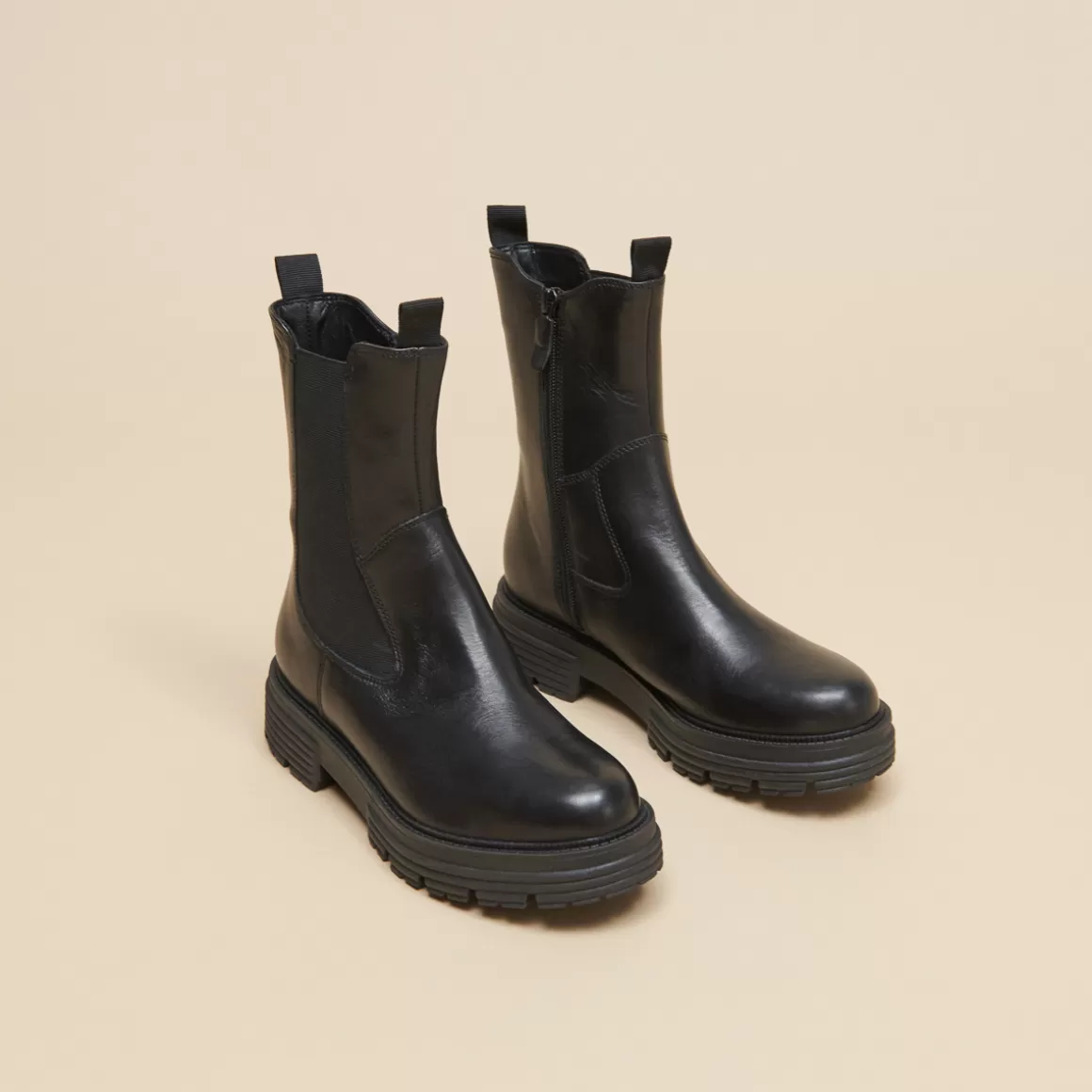 Boots with notched soles<Jonak Discount