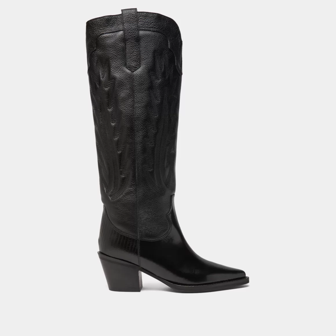 Boots with thick heels and visible stitching<Jonak Outlet