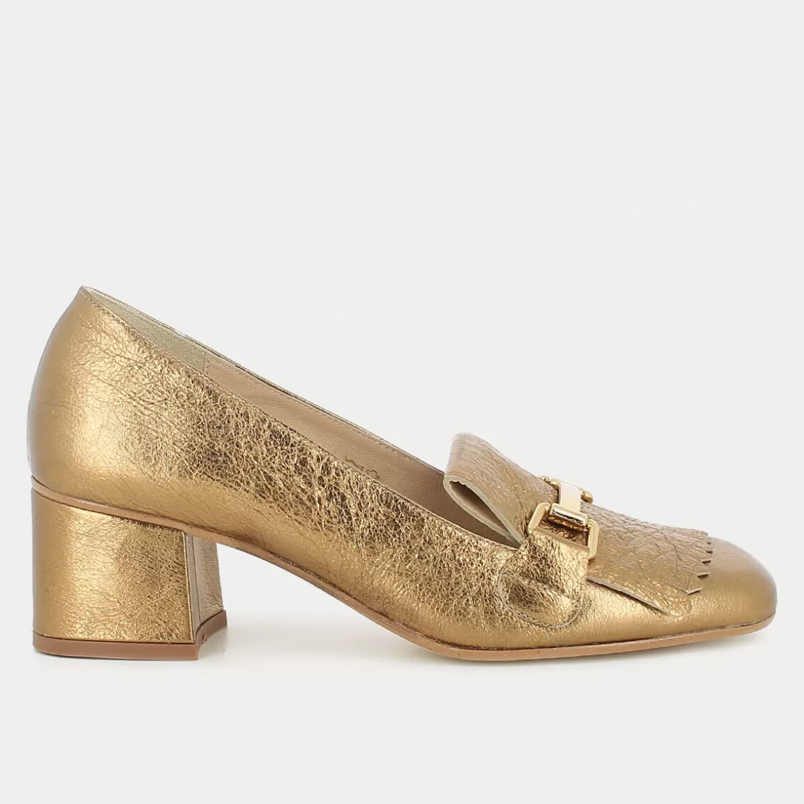 Bronze heeled moccasins<Jonak Best
