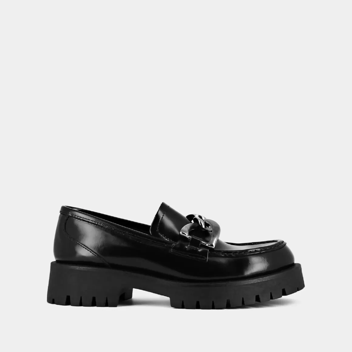Flat heel loafers with bites<Jonak Discount