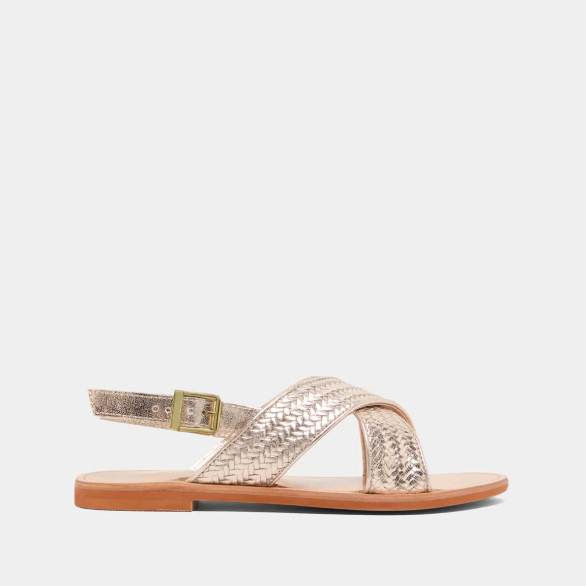 Flat sandals with broad straps<Jonak Store