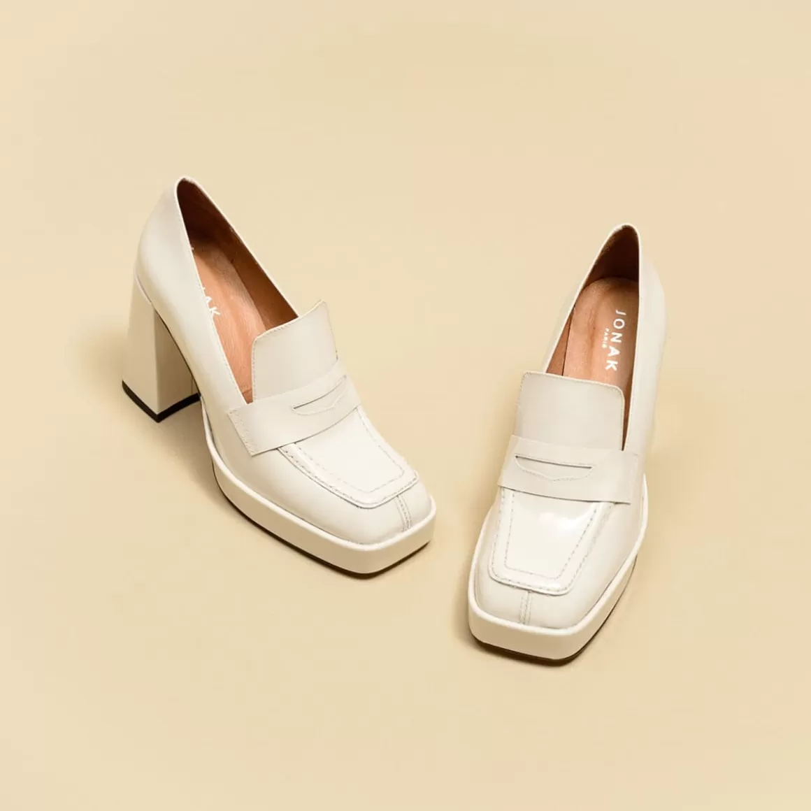 Heeled loafers<Jonak New