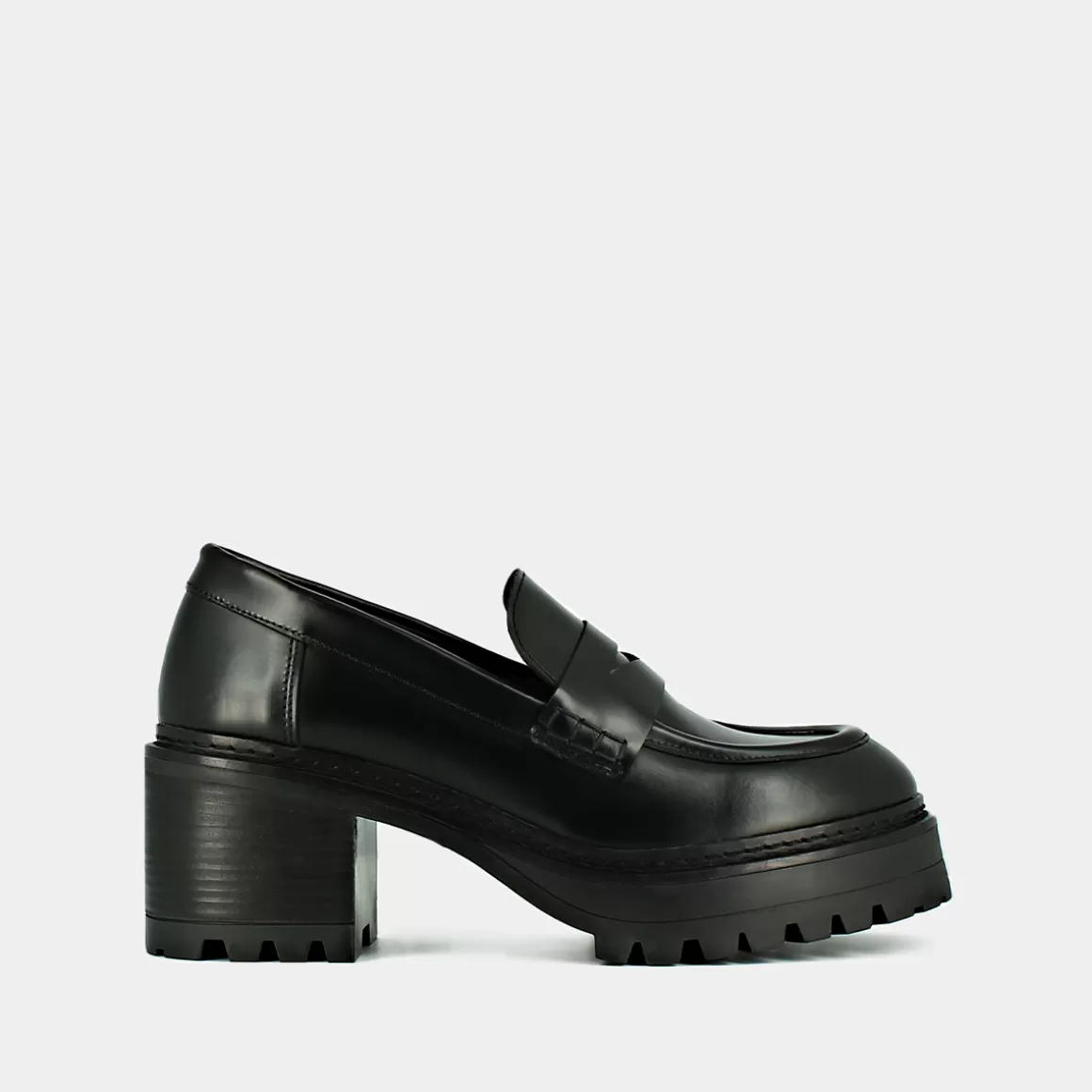 Heeled loafers with notched soles<Jonak Cheap