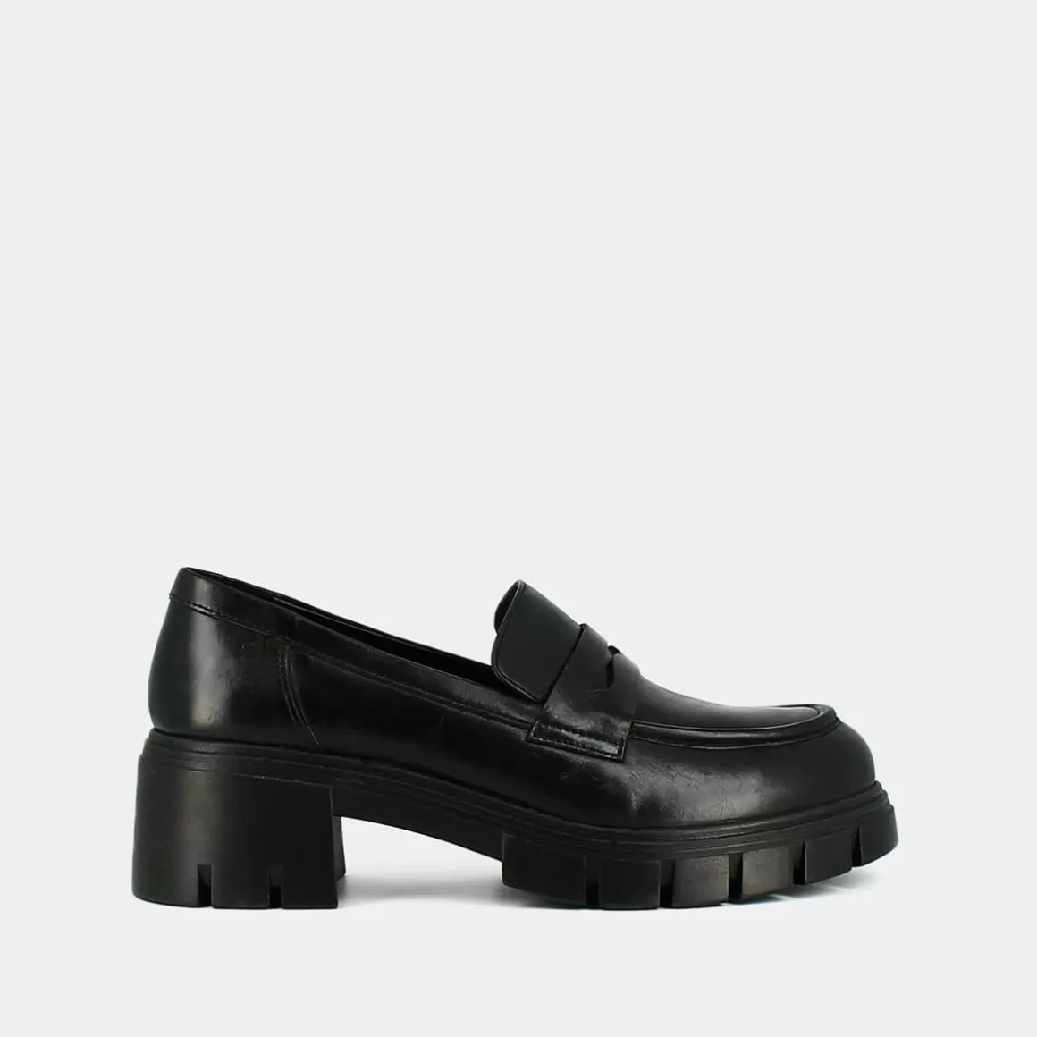 Heeled loafers with notched soles<Jonak Shop