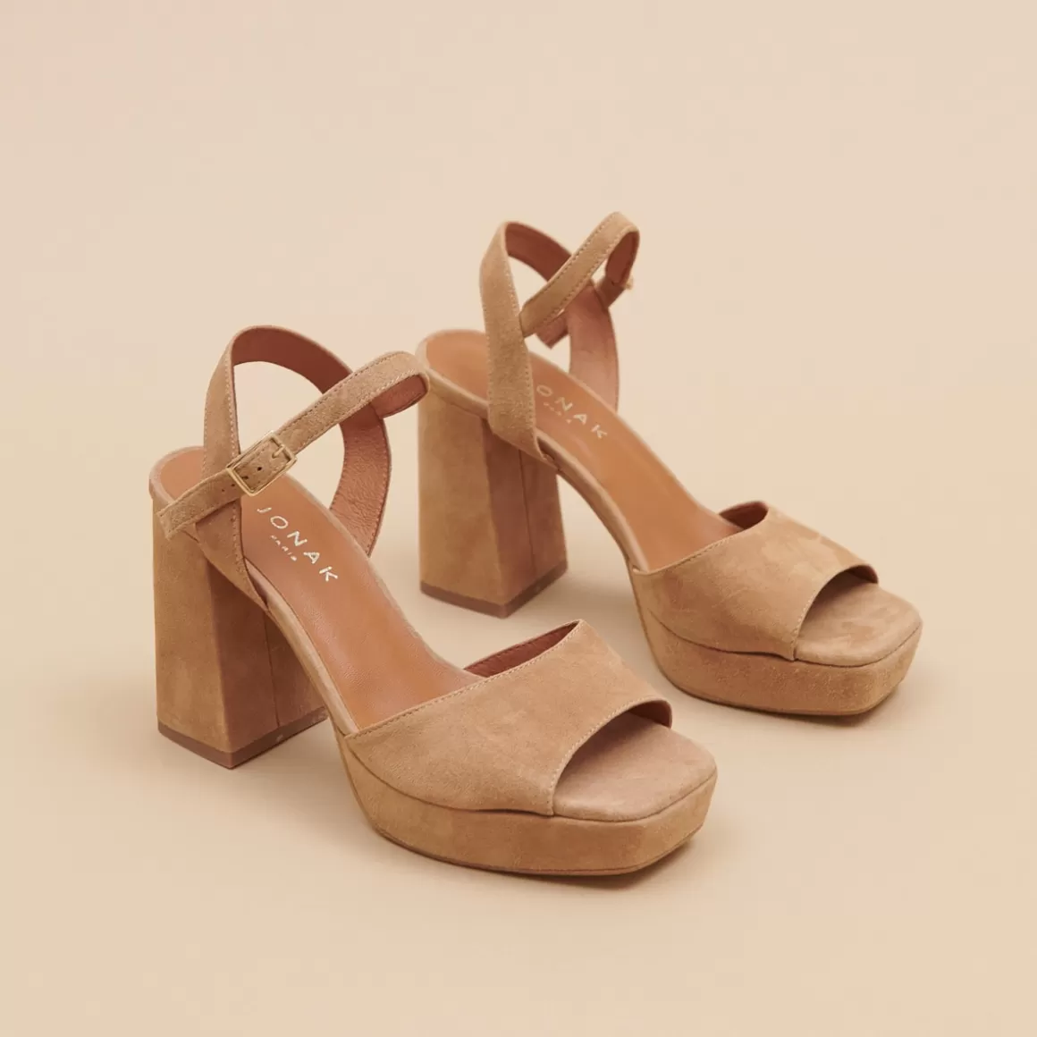 High heel sandals with open toe<Jonak Best Sale