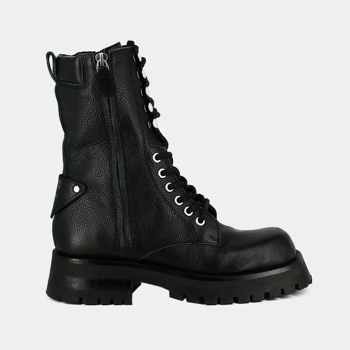Ranger ankle boots with laces, zips and square toes - x Schott<Jonak Shop