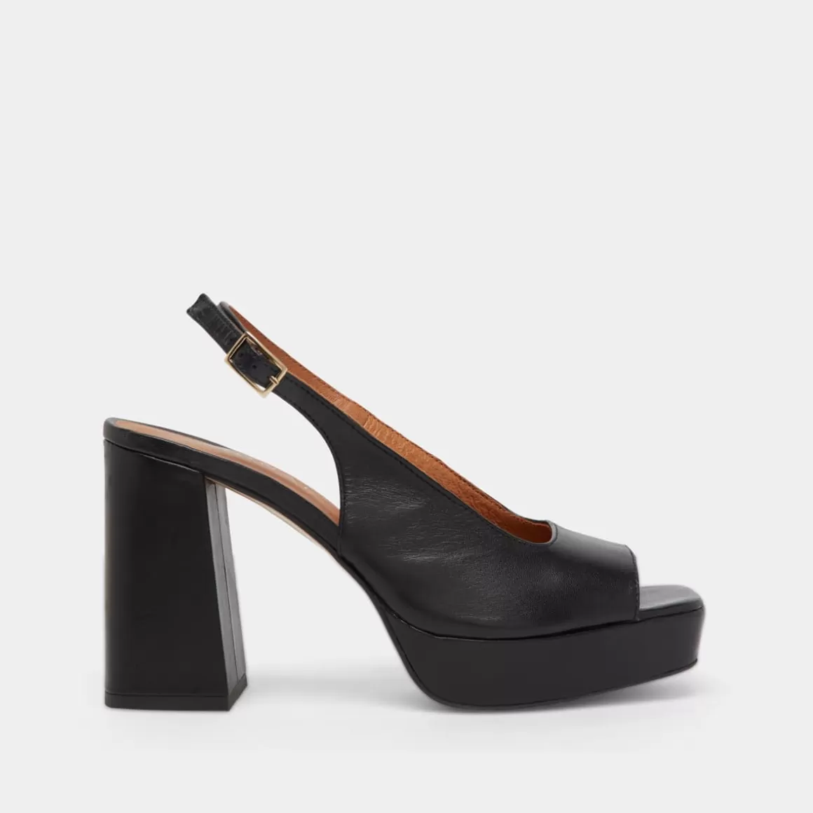 Square toe pumps with high heels<Jonak New